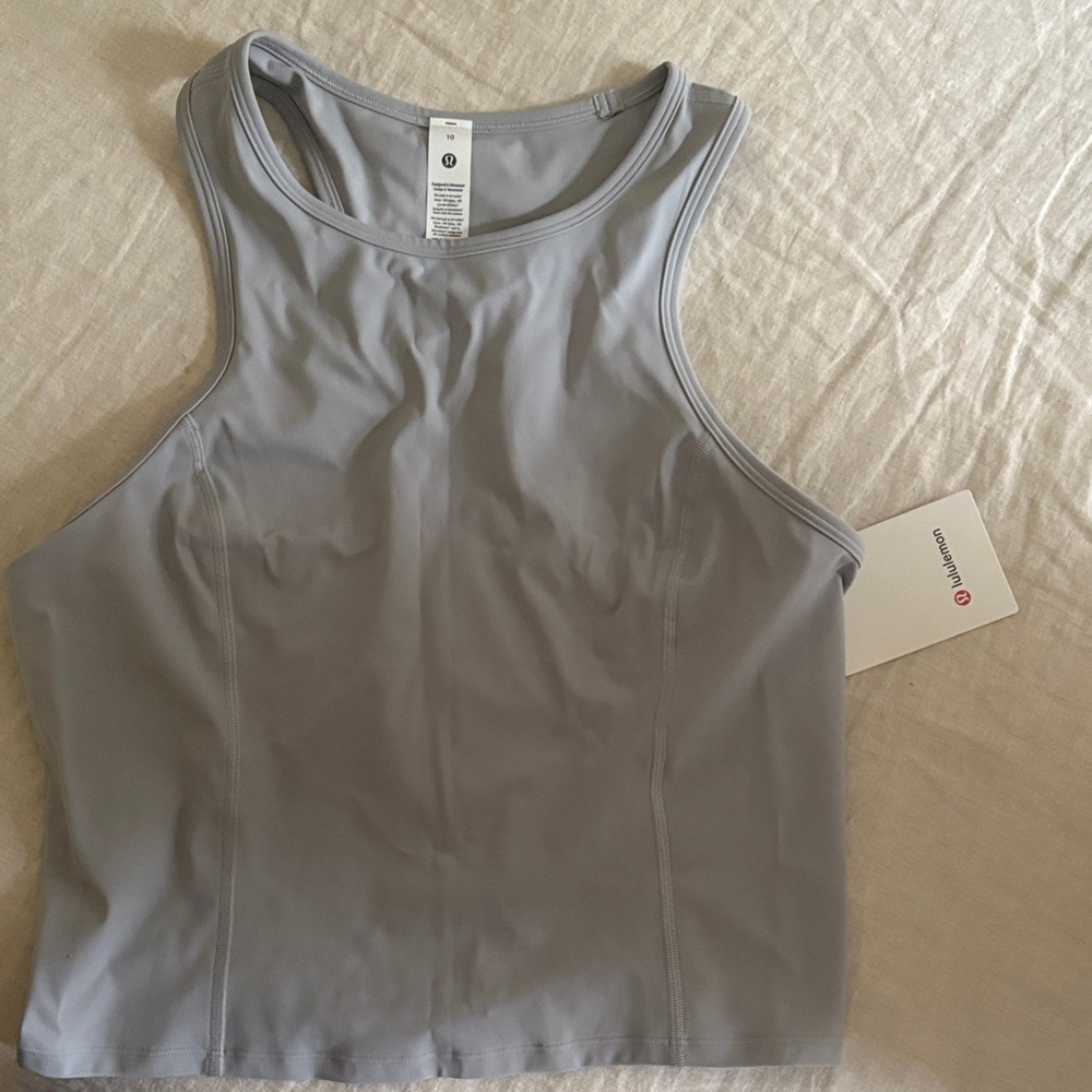 lululemon athletica Light Gray Tank Top